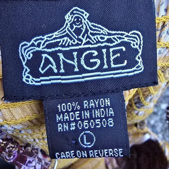 ​✨ Angie Multicolor Floral Boho Maxi Dress, Size Large (L) ✨ - Picture 5 of 9